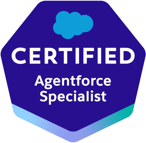 Salesforce Certified Agentforce Specialist badge
